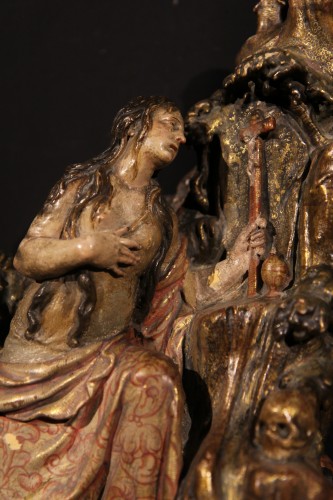 St. Mary Magdalene penitent, terracotta early 18th century - Sculpture Style 