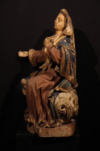 XVIIIe siècle - Vierge de l’Assomption, Provence début XVIIIe siècle