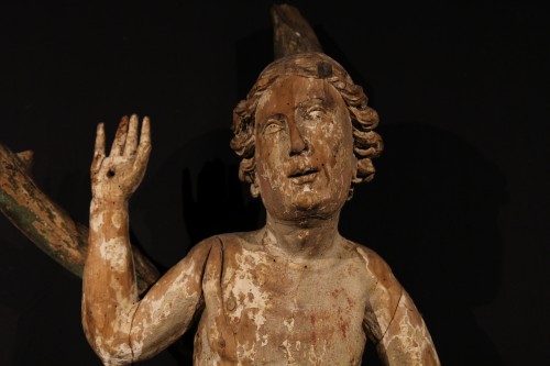 Saint Sebastian, Southern France 17th century - Sculpture Style 