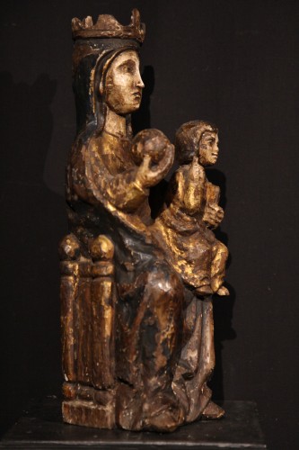 Sculpture  - 14th-15th c Virgin in majesty called Sedes Sapientiae