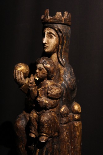  - 14th-15th c Virgin in majesty called Sedes Sapientiae