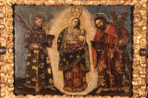 18th C Virgin and Child Greek or Cretan work - Paintings & Drawings Style 