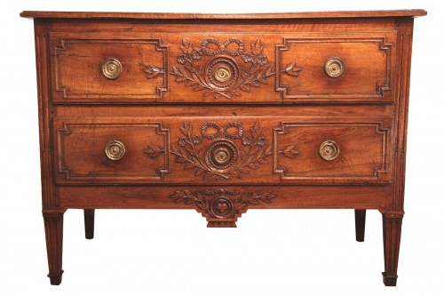 French provencal 18th c  marriage commode in walnut 