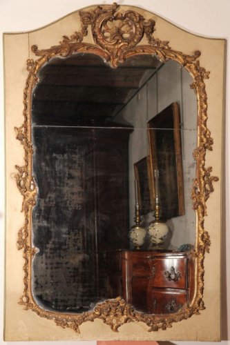 Louis XV trumeau-mirror, 18th century