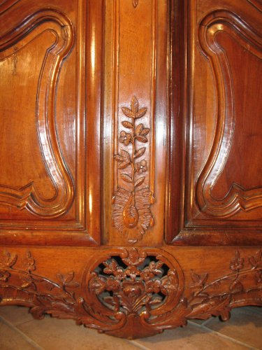 Furniture  - 18thC marriage armoire