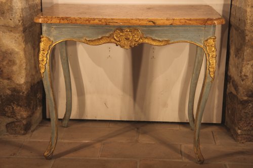 Table à gibier d’époque XVIIIe - Mobilier Style Louis XV