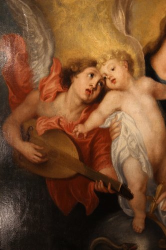 XVIIe siècle - Vierge à l’Enfant - Ecole française du XVIIe siècle
