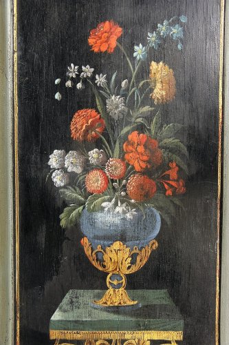 Tableaux et dessins Tableaux XVIIIe siècle - Peintures de boiserie en pendant