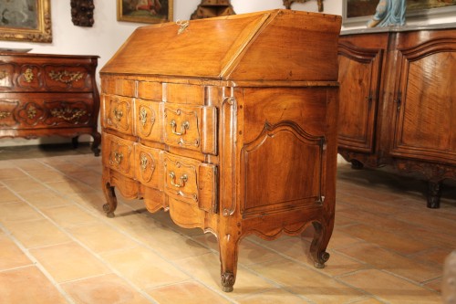 Mobilier Bureau et Secrétaire - Commode scribanne Provence XVIIIe