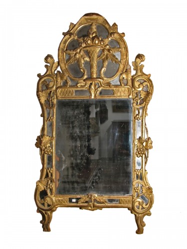 Miroir à parcloses Louis XV dit de Beaucaire, Provence XVIIIe