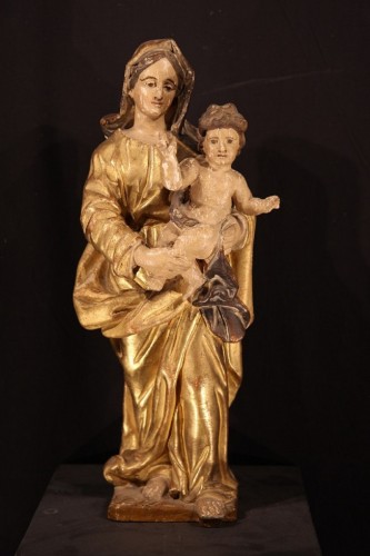 XVIIIe siècle - Vierge à L’Enfant début du XVIIIe siècle