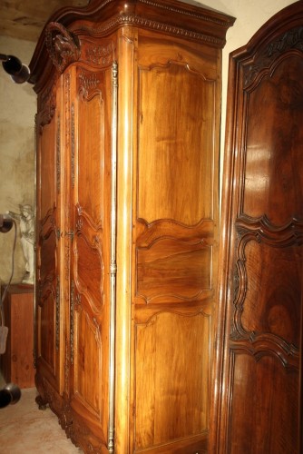 Mobilier Armoire - Armoire de mariage provençale fin XVIIIe sièle