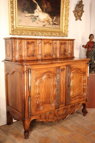 Late 18th C Buffet (sideboard) with sliding doors from Fourques - Furniture Style 