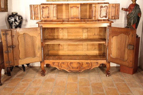 Late 18th C Buffet (sideboard) with sliding doors from Fourques - 