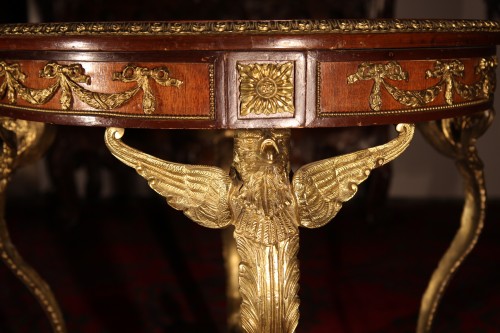 19th century - Napoleon III Pedestal table said “at the Emperor”