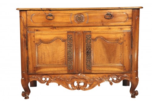 18th C sideboard, pierce-carved apron, from Nîmes