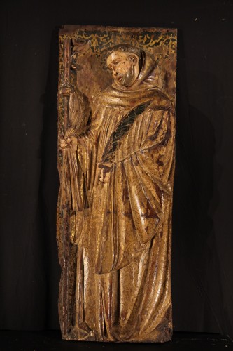 16thC Pair of Saints Abbots,. Spain - 