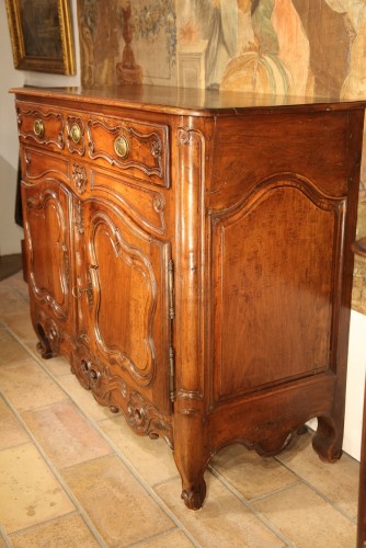 Furniture  - Late 18th C Marriage buffet (sideboard) from the Languedoc. In walnut wood.