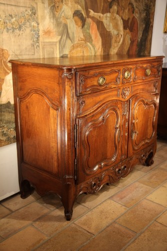 Late 18th C Marriage buffet (sideboard) from the Languedoc. In walnut wood. - 