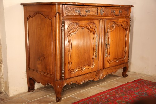 18th C Important buffet (sideboard) from Marseille in walnut wood. - Furniture Style 