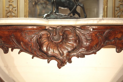 Mobilier Console - Importante console provençale d'époque Louis XV