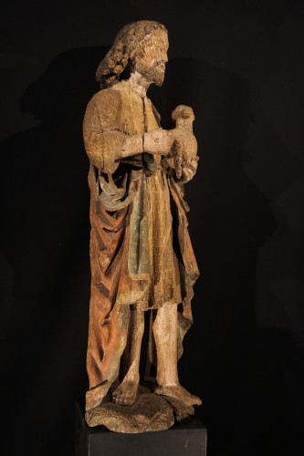 St Jean-Baptiste, époque milieu XVIe siècle - Sculpture Style 