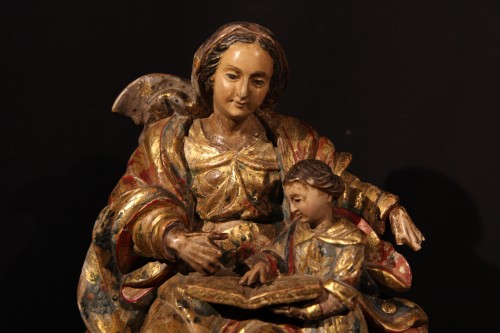 18th century - 18th C Education of the Virgin, Spain