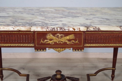 Table de milieu signée L.Rosnay - Antiquités Saint Jean