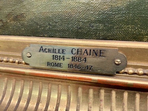 XIXe siècle - Achille Chaine (1814-1884) - Paysan Romain