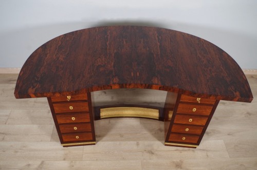 Christian Krass (1868-1957) - Art Deco desk and armchair - Furniture Style Art Déco