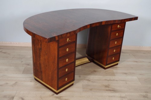 Christian Krass (1868-1957) - Art Deco desk and armchair - 