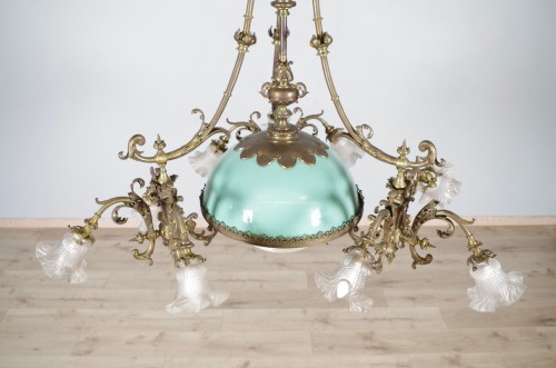 Antiquités - Napoleon III chandelier suspension