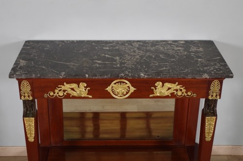 Furniture  - A mahogamy &quot;Retour d&#039;Egypte&quot; console table