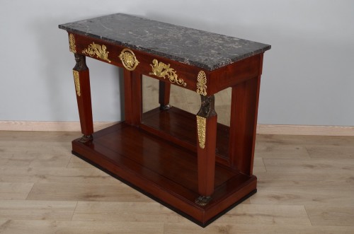 Empire - A mahogamy &quot;Retour d&#039;Egypte&quot; console table