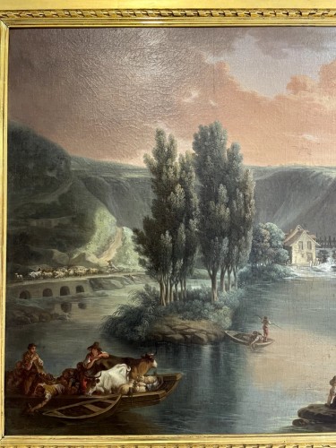 Tableaux et dessins Tableaux XVIIIe siècle - Jean-Baptiste Claudot - La citadelle de Besançon