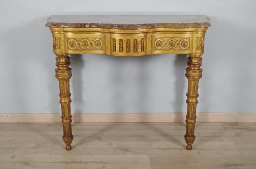 Console époque Louis XVI - Mobilier Style Louis XVI