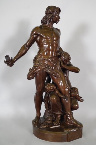 Emile Boisseau (1842-1923) - The Defense of the Home - Sculpture Style 