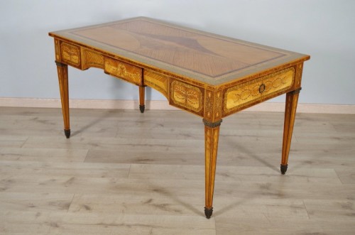 Bureau plat du Faubourg Saint-Antoine, vers 1900 - Mobilier Style 