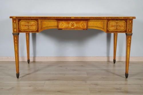 Mobilier Bureau et Secrétaire - Bureau plat du Faubourg Saint-Antoine, style Louis XVI