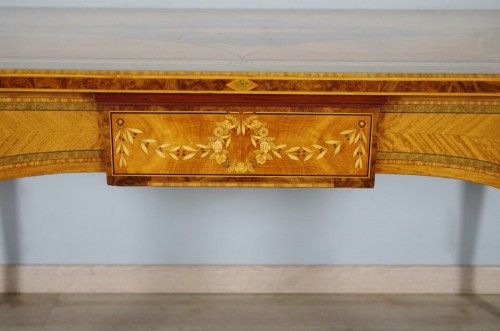 XXe siècle - Bureau plat du Faubourg Saint-Antoine, style Louis XVI