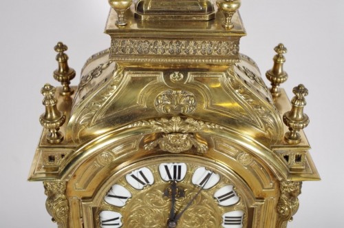 Horlogerie Cartel - Important cartel en bronze d'époque Napoléon III