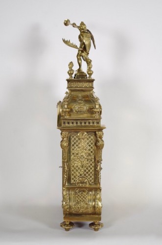Antiquités - Important cartel en bronze d'époque Napoléon III