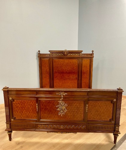 François Linke - lit vers 1880 - Mobilier Style Napoléon III