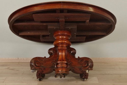 19th century - Napoleon III dining room pedestal table