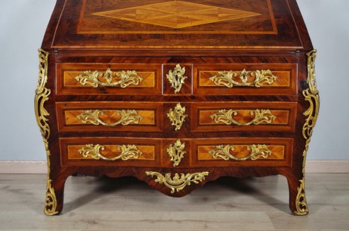 XIXe siècle - Commode scriban vers 1860