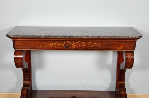 Charles X period console - Furniture Style Restauration - Charles X