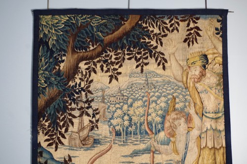 Tapisserie & Tapis Tapisserie - Noyade de Britomartis, tapisserie des Flandres du XVIIe siècle