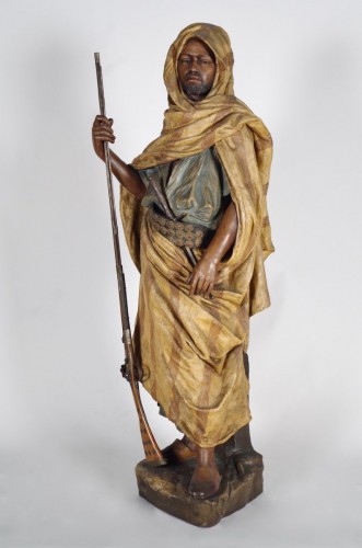 XIXe siècle - Friedrich Goldscheider (1845-1897)  - Le garde