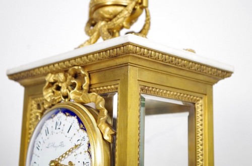 Antiquités - Pendule Napoléon III signée Le Roy et Fils