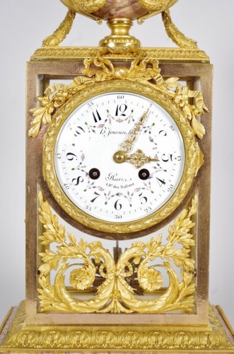 Horlogerie Pendule - Pendule en bronze et marbre vers 1880